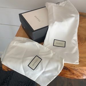 Gucci Shoe Box with Shoe Bags